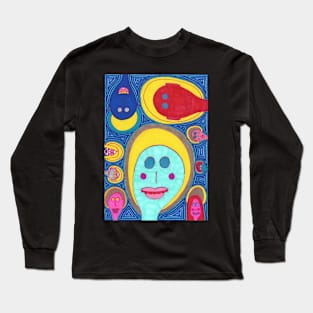 Collection of Saints in Blue Long Sleeve T-Shirt